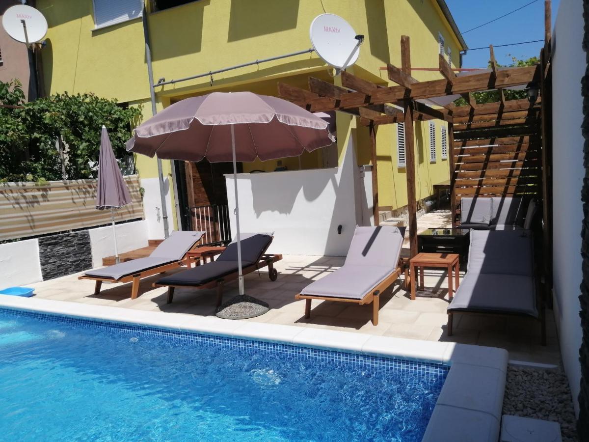Apartment Rustica Zadar With Exclusive Use Of The Pool-Ground Floor المظهر الخارجي الصورة